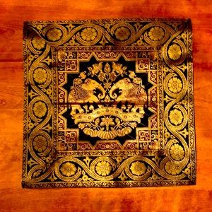 Silk and acetate pillow cover. Brand new.